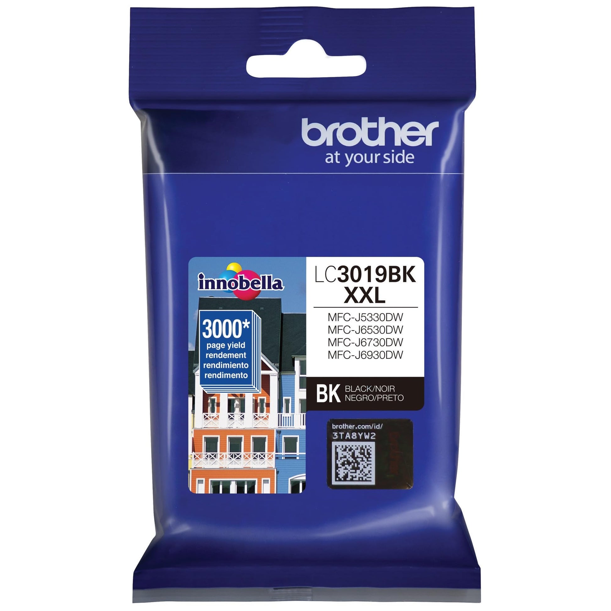 Brother LC3019 Suprt High-Yield Black Ink Cartridge, LC3019BK-0