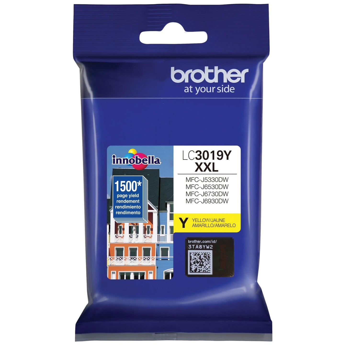 Brother LC3019 Suprt High-Yield Yellow Ink Cartridge, LC3019Y-0