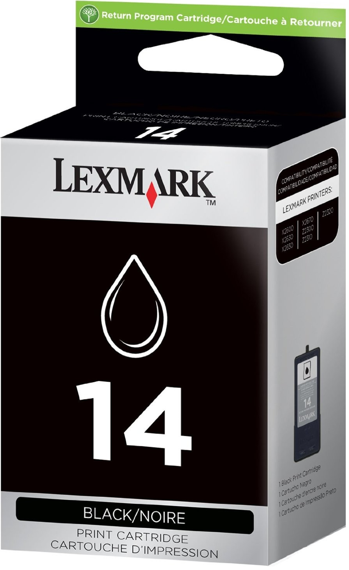 Lexmark No#14 (18C2090) Black ink Cartridge-0