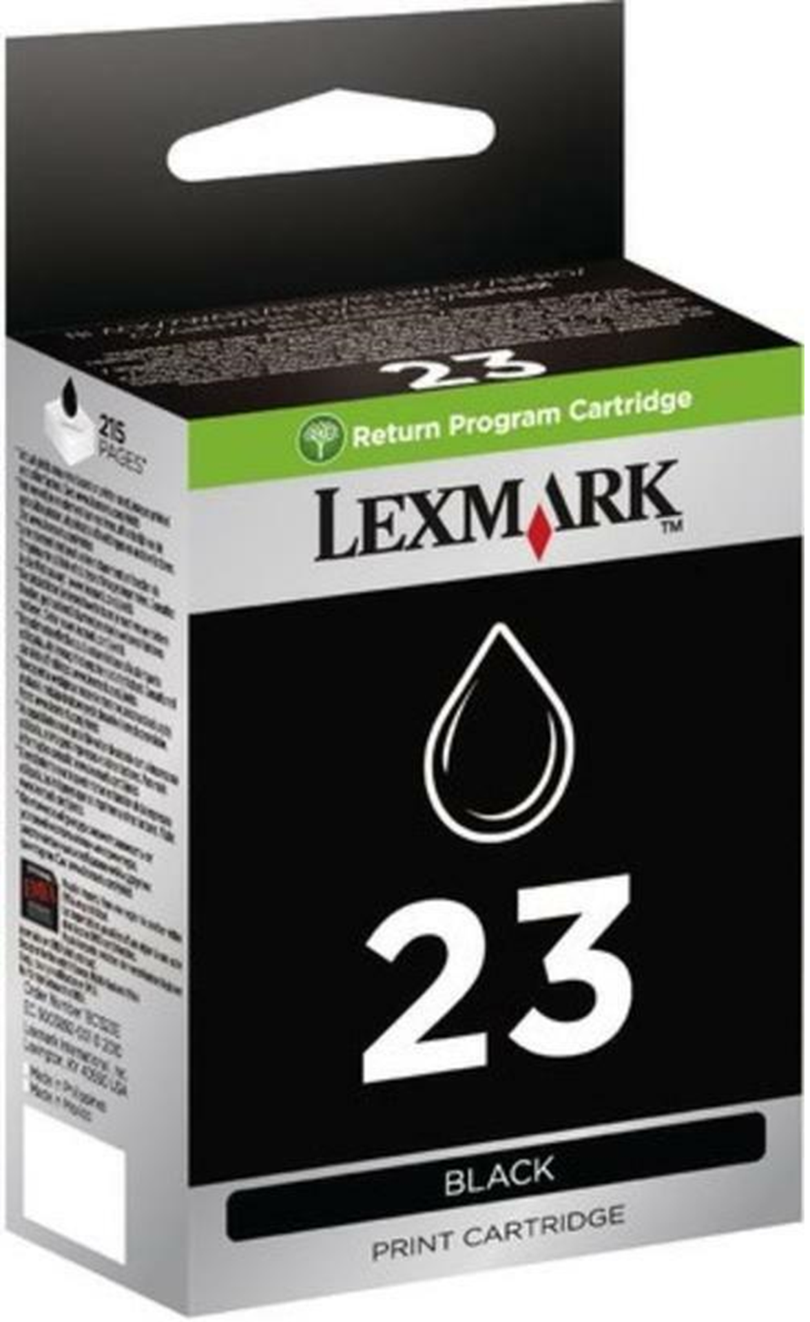 Lexmark 18C1523 No# 23  Black Ink Cartridge-0