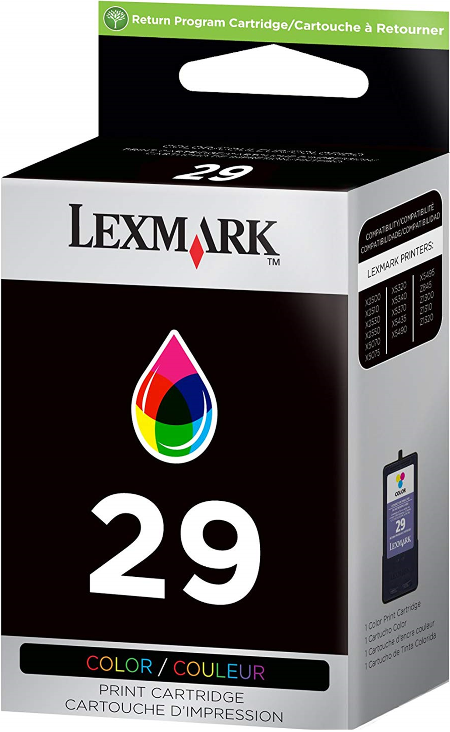 Lexmark #29 factory (OEM) Color 18C1429 Ink Cartridge-0