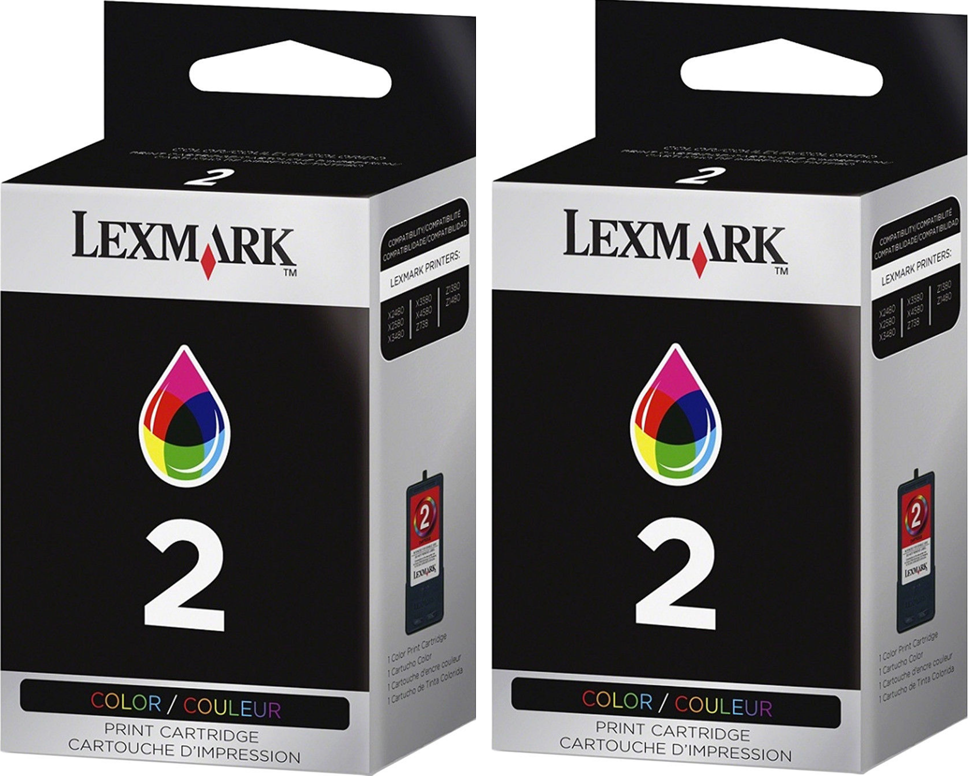 Lexmark No. 2 (18C1501) Combo Twin Pack Color ink-0