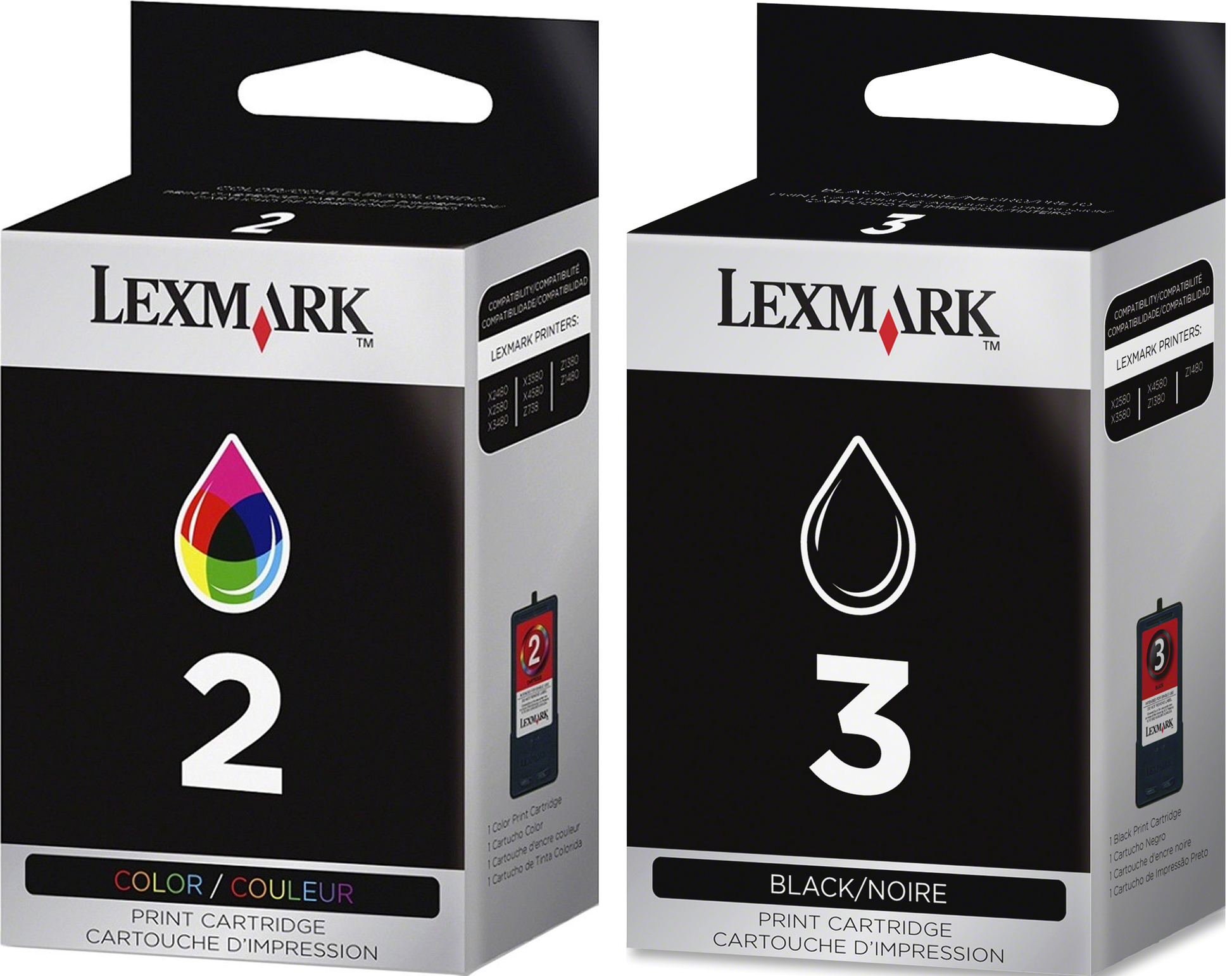 Lexmark #2 & #3 Black/color Combo Pack-0