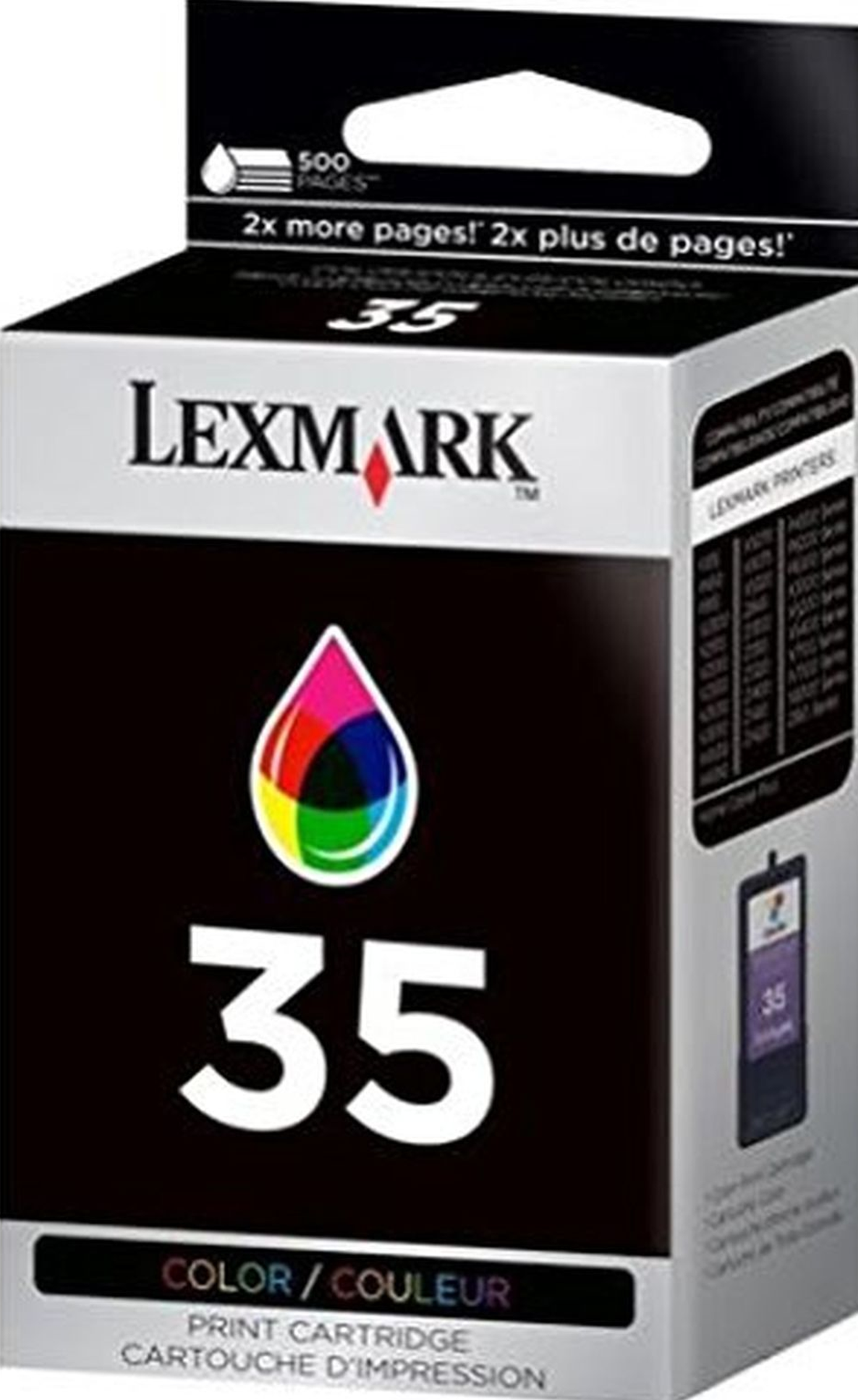 Lexmark 18C0035, NO #35, High Yield Color Ink Cartridge-0