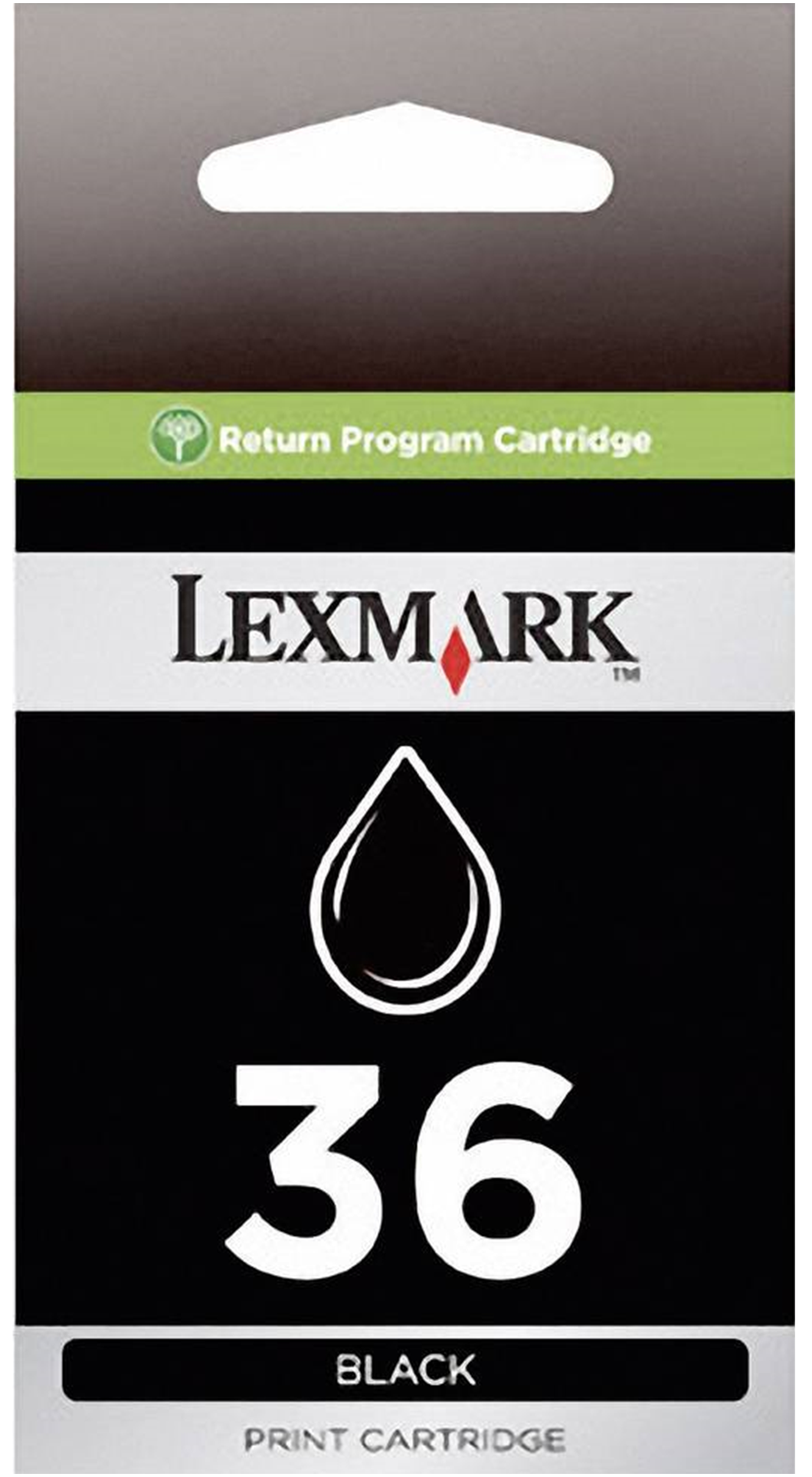 Original Lexmark 36 ((18C2130)) High Yield Black Ink Cartridge