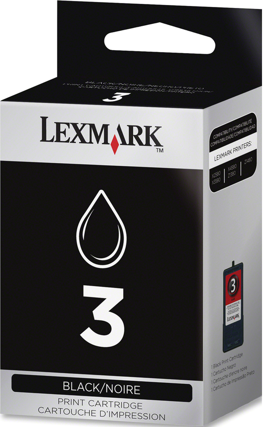 Lexmark 18C1530 NO.3 Ink Cartridge (Black)-0