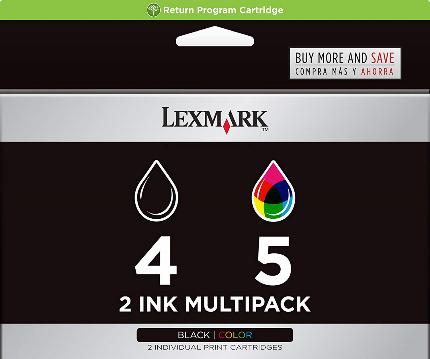 Lexmark #4 & #5 Black/Color Combo Pack-0