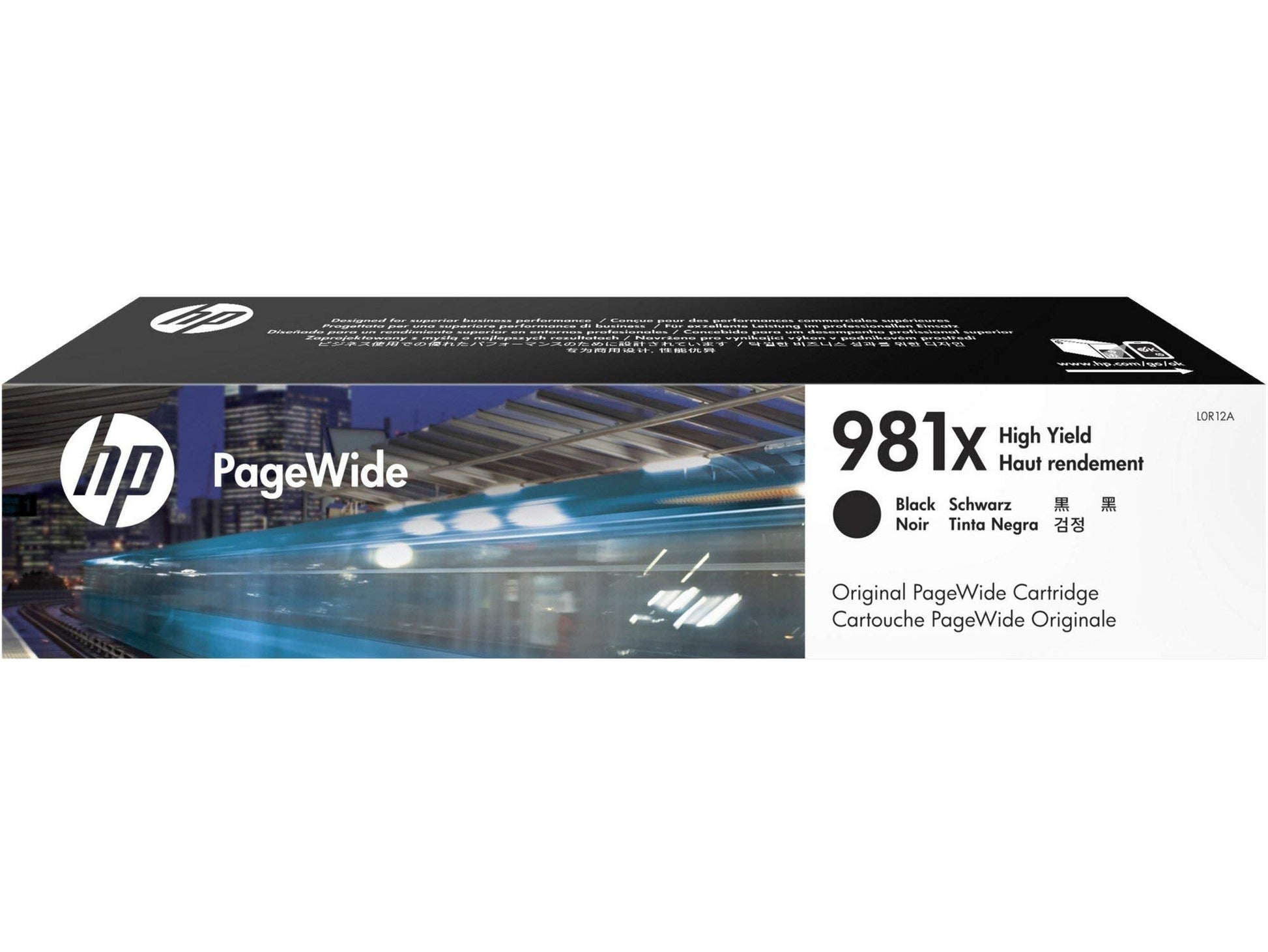 Original HP 981X High Yield Black Inkjet Cartridge, L0R12A-0