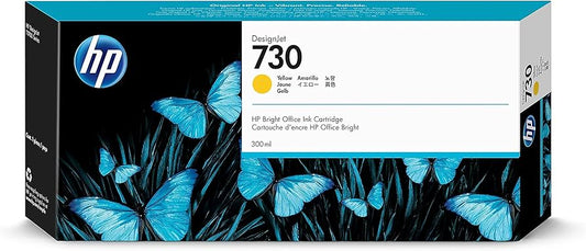 Original HP 730 300-ml (P2V70A) Yellow Ink Cartridge-0