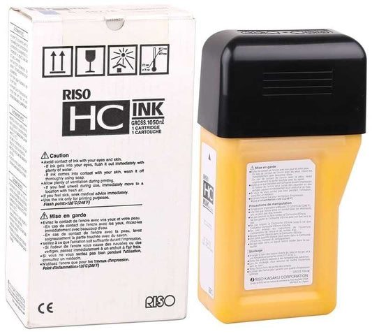 Original Risograph S-4673 Yellow Ink Tank-0