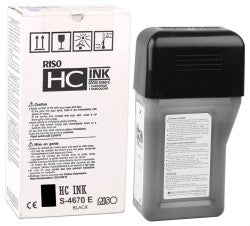 Original Risograph S-4670 Black Ink Tank-0