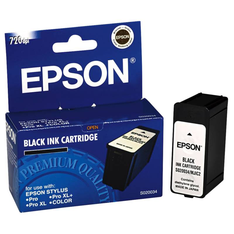 Epson S020034 Black Ink Cartridge-0