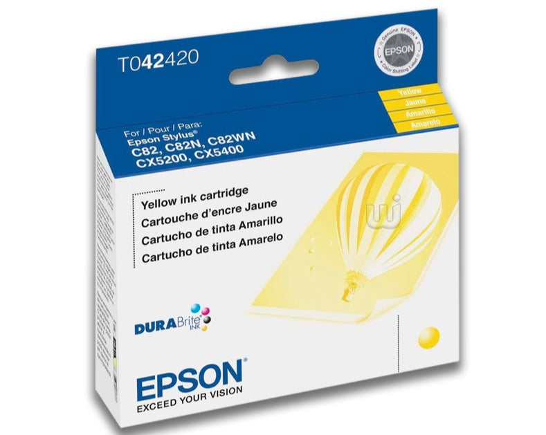 Epson T042 Yellow Ink Cartridge, T042420-0