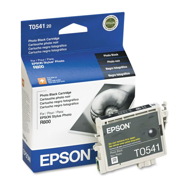 Genuine OEM Epson (T054) Photo Black Ink Cartridge, T054120-0