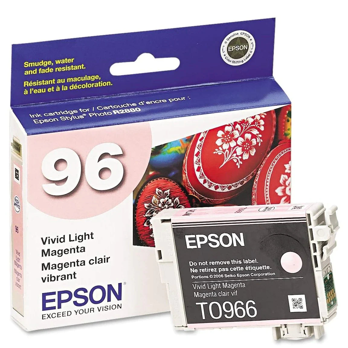 Original Epson 96 (T0966) Light Magenta Ink Cartridge-0