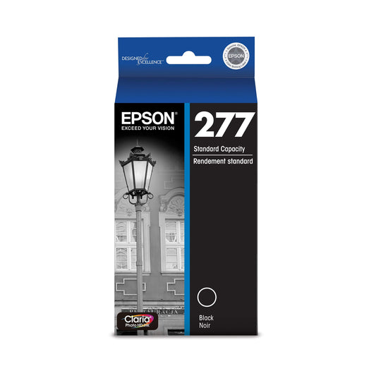 Epson 277 Standard-Yield Black Inkjet Cartridge, T277120-S-0