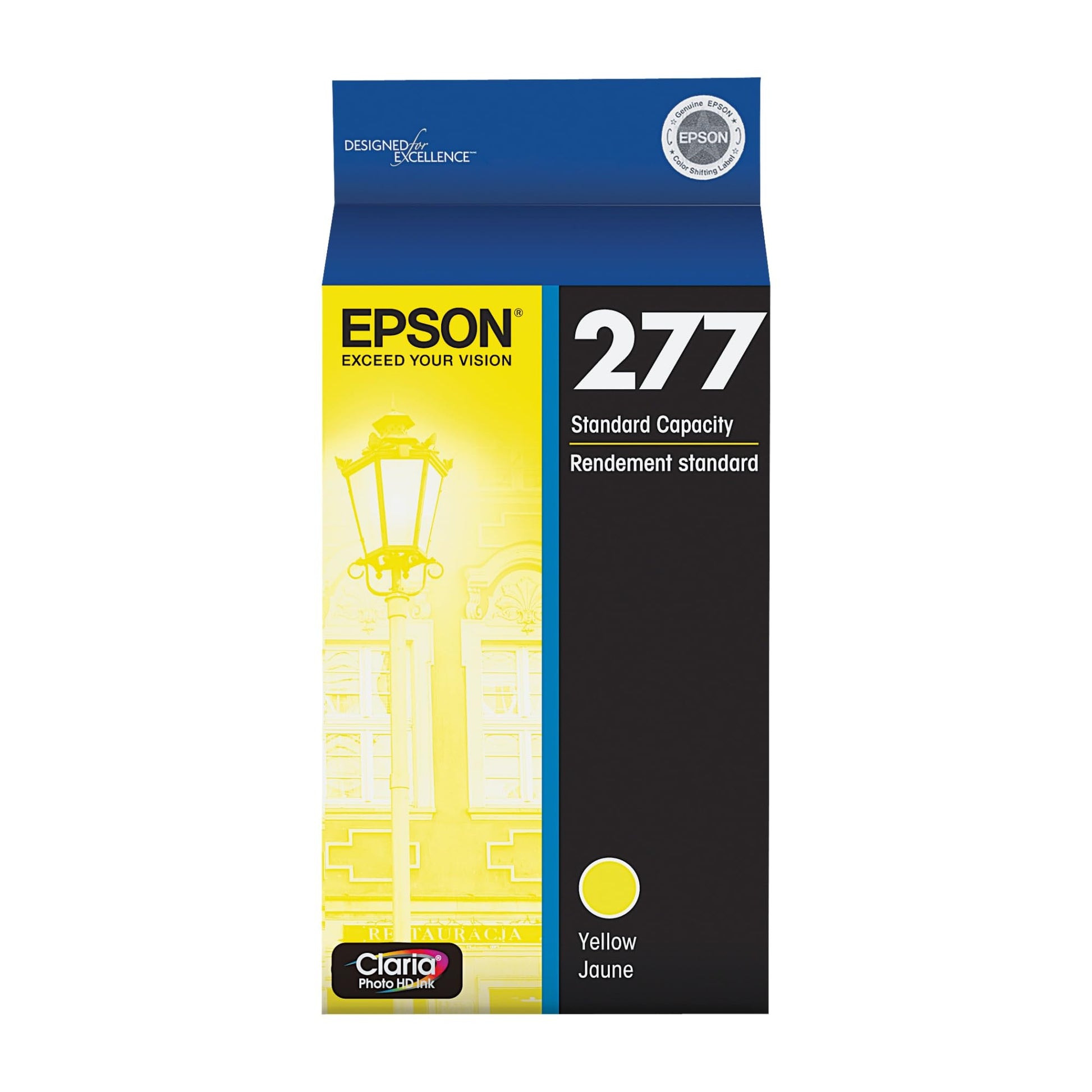 Epson 277 Standard-Yield Yellow Inkjet Cartridge, T277420-S-0