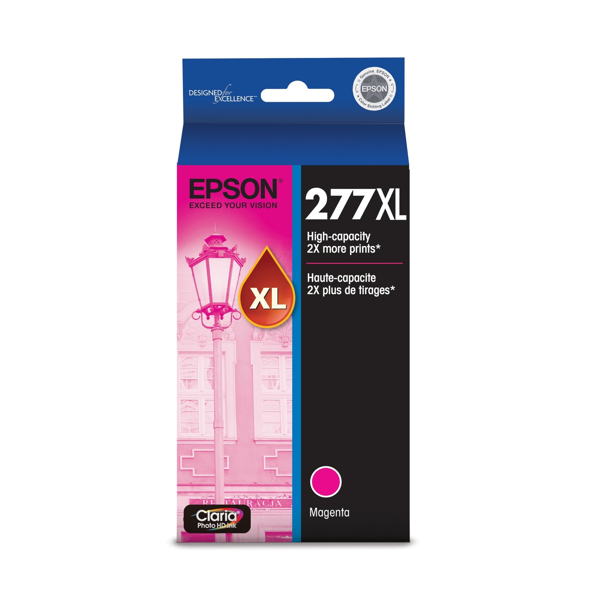 Epson 277XL High-Yield Magenta Inkjet Cartridge, T277XL320-S-0