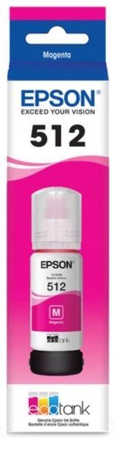 Original Epson 512 EcoTank Magenta Ink Bottle,T512320-0