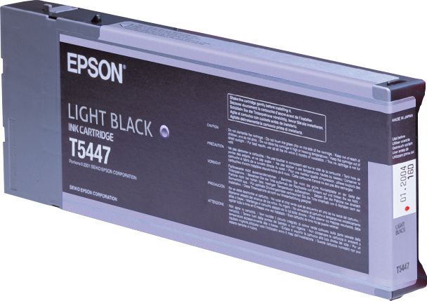 Epson T544 High Yield Light Black 220ml Ink Cartridge, T544700-0