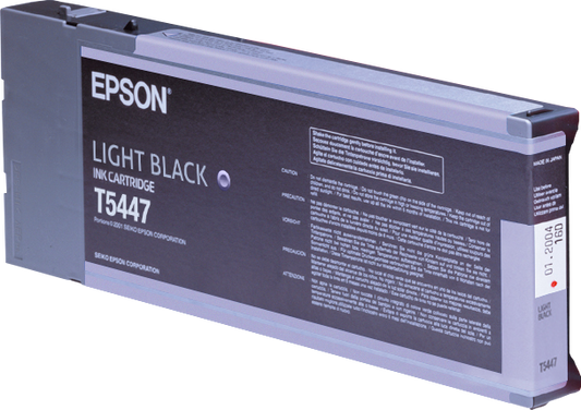 Epson T544 High Yield Light Black 220ml Ink Cartridge, T544700-0