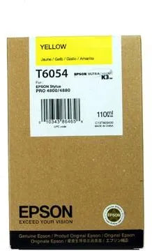 Epson T6054 Yellow Ink Cartridge, T605400-0