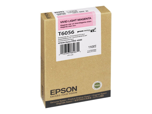 Epson T6056 Vivid Light Magenta Ink Cartridge, T605600-0