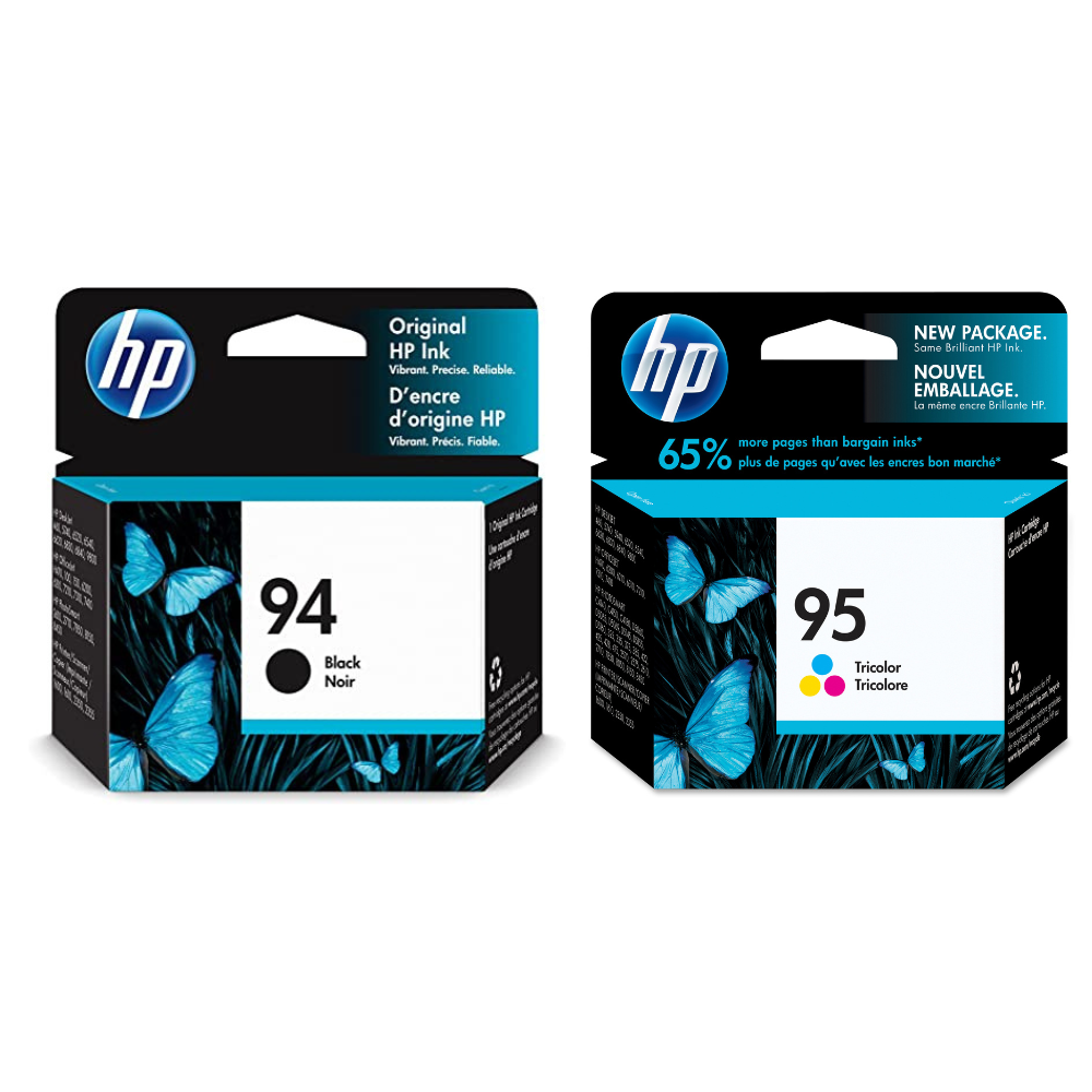 HP 94 Black & HP 95 Tri-Color Ink Cartridge-0