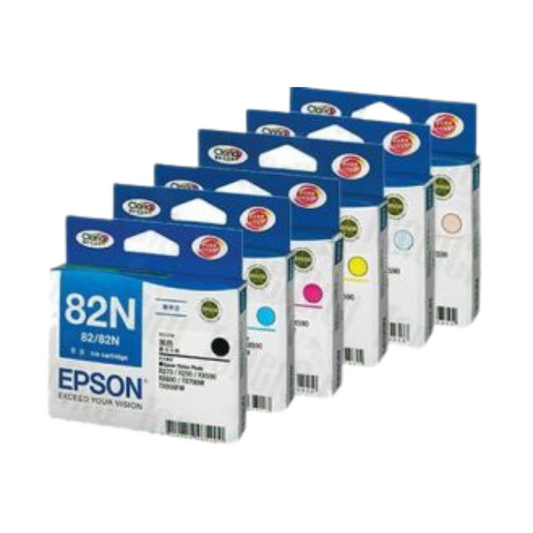 Epson 82 Black and Color Ink Cartridge-6 Pack-0