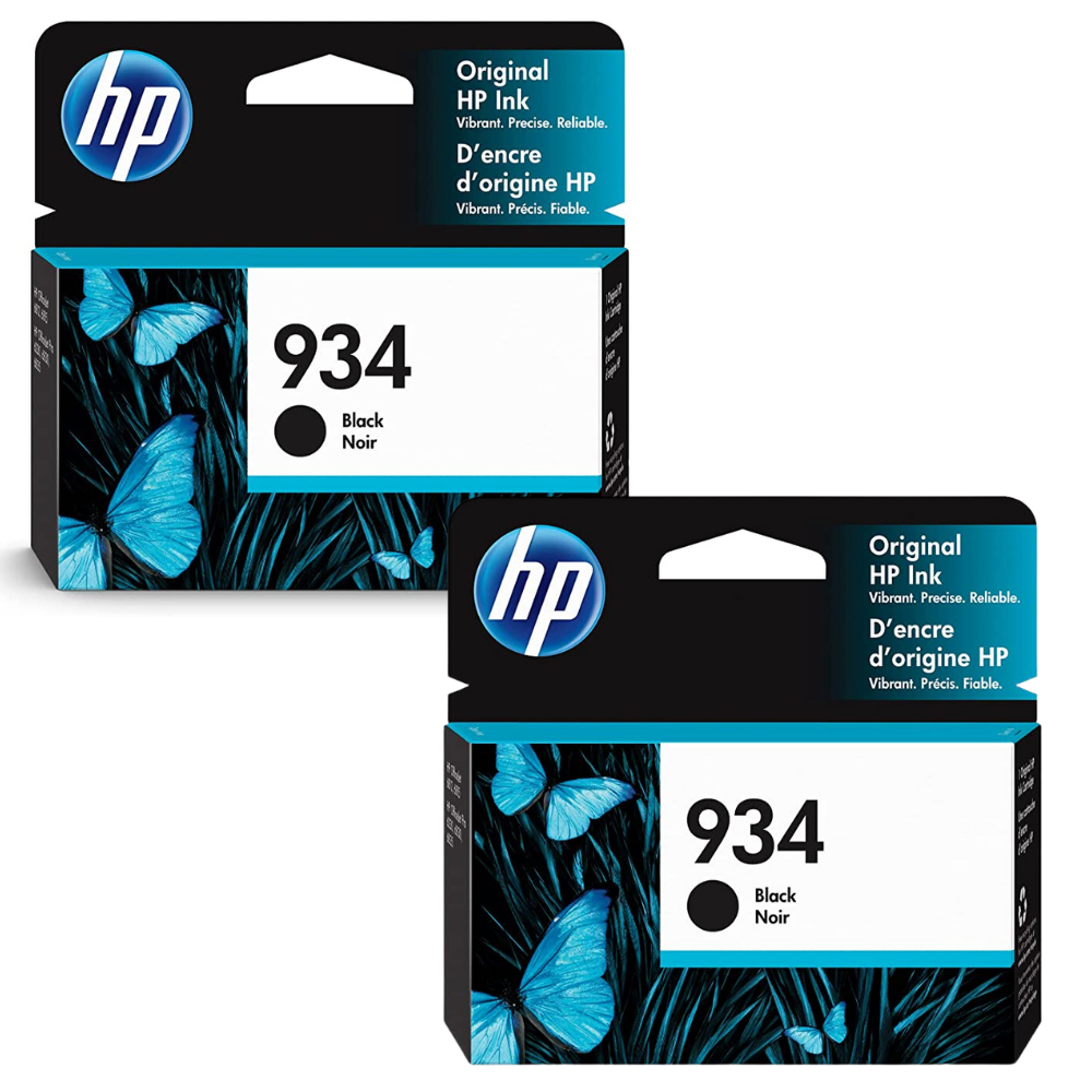 HP 934 Black (C2P19AN) Ink Cartridge- 2 Pack-0