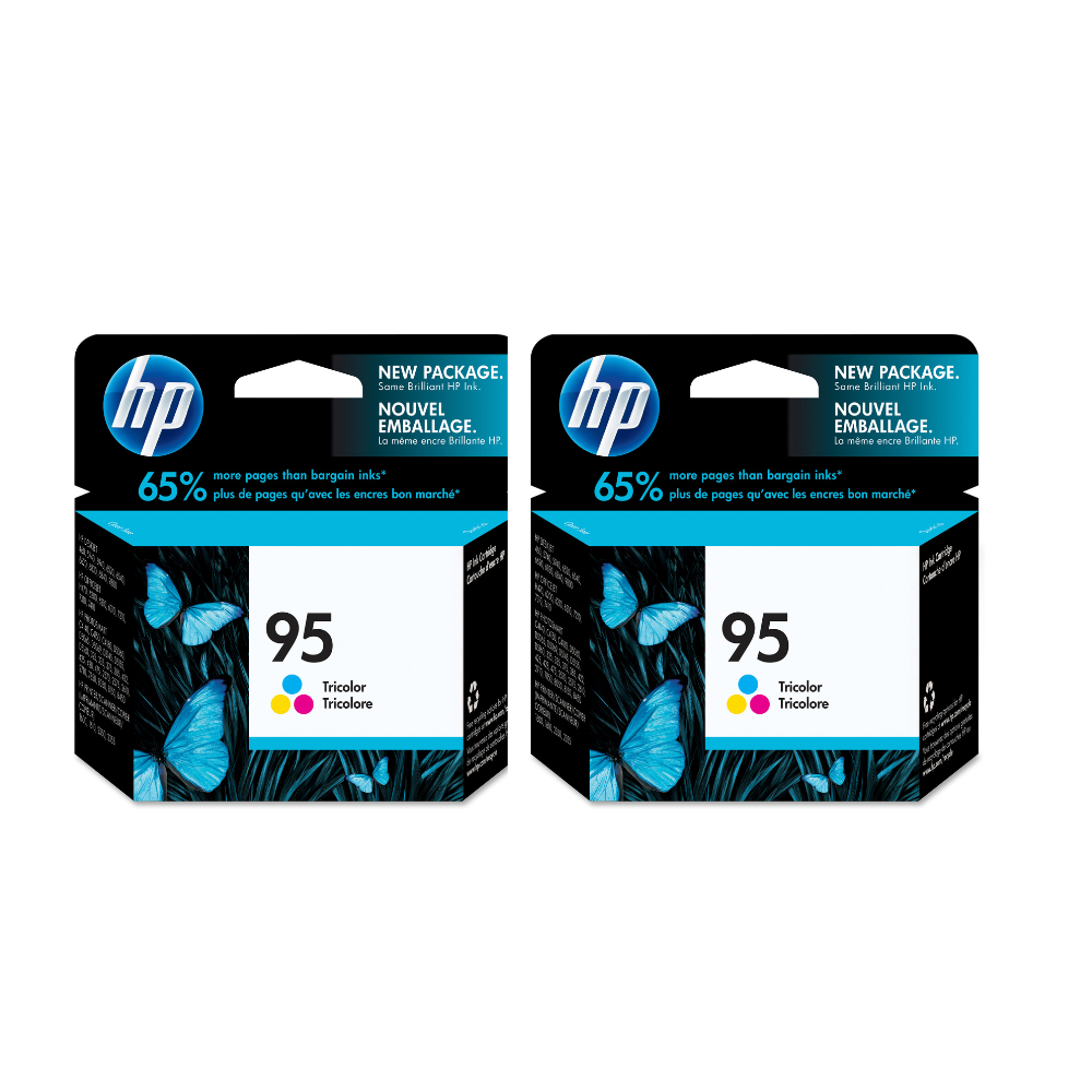 HP 95 (C8766WN) Tri-Color Ink Cartridge-Combo Pack-0