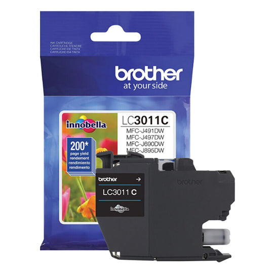 Original Brother LC3011 Cyan Ink Cartridge-0