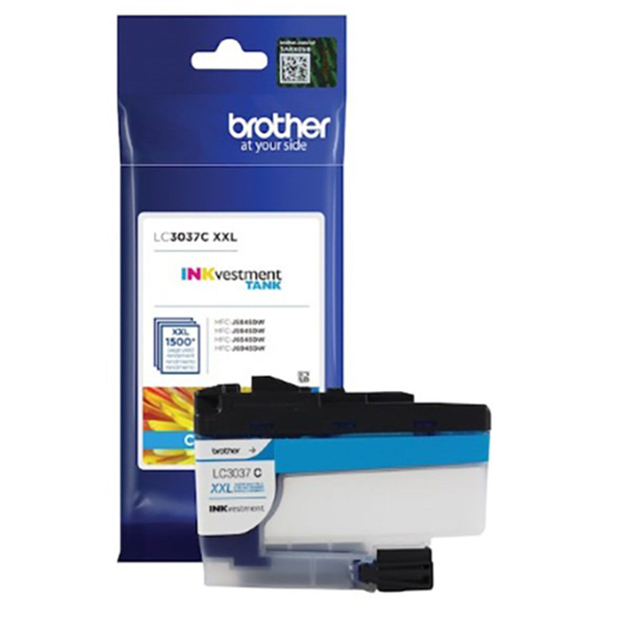 Brother LC3037C XXL Cyan Super High Yield Ink Tank-0