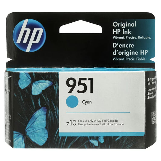 Original HP 951 (CN050AN) Cyan Ink Cartridge-0