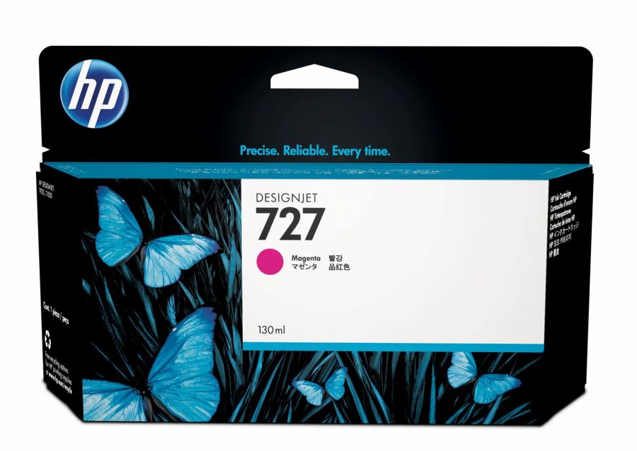 HP 727 130mL (B3P20A) Magenta Ink Cartridge-0