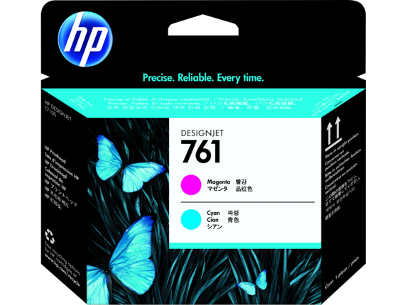 Original HP 761 (CH646A) Magenta / Cyan Printhead-0