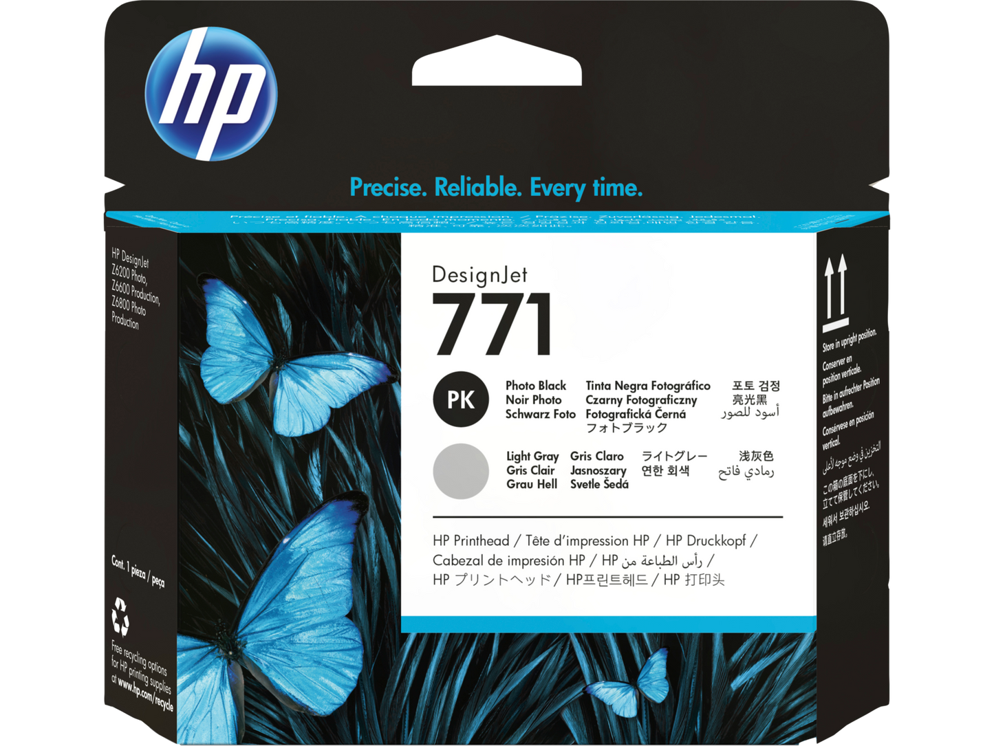 HP 771 (CE020A) Photo Black and Light Gray Printheads-0