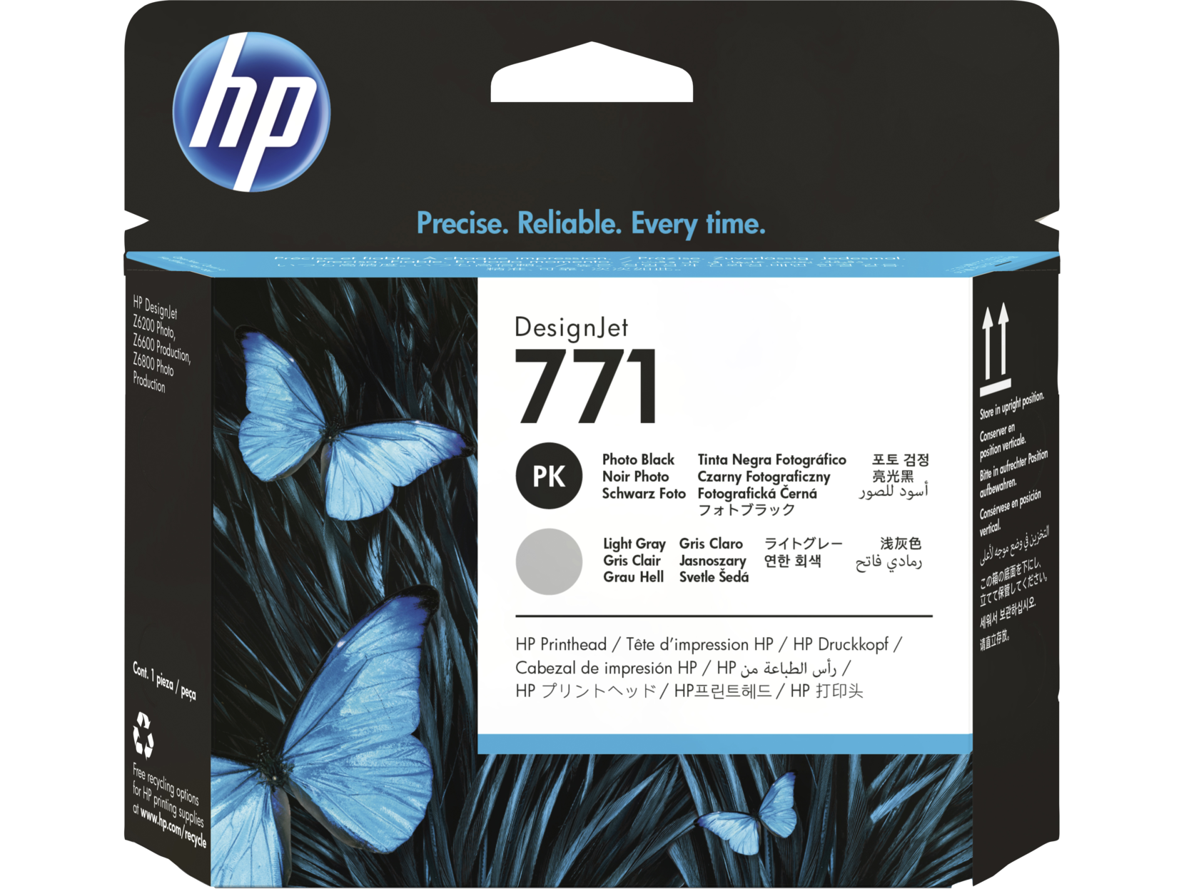 HP 771 (CE020A) Photo Black and Light Gray Printheads-0