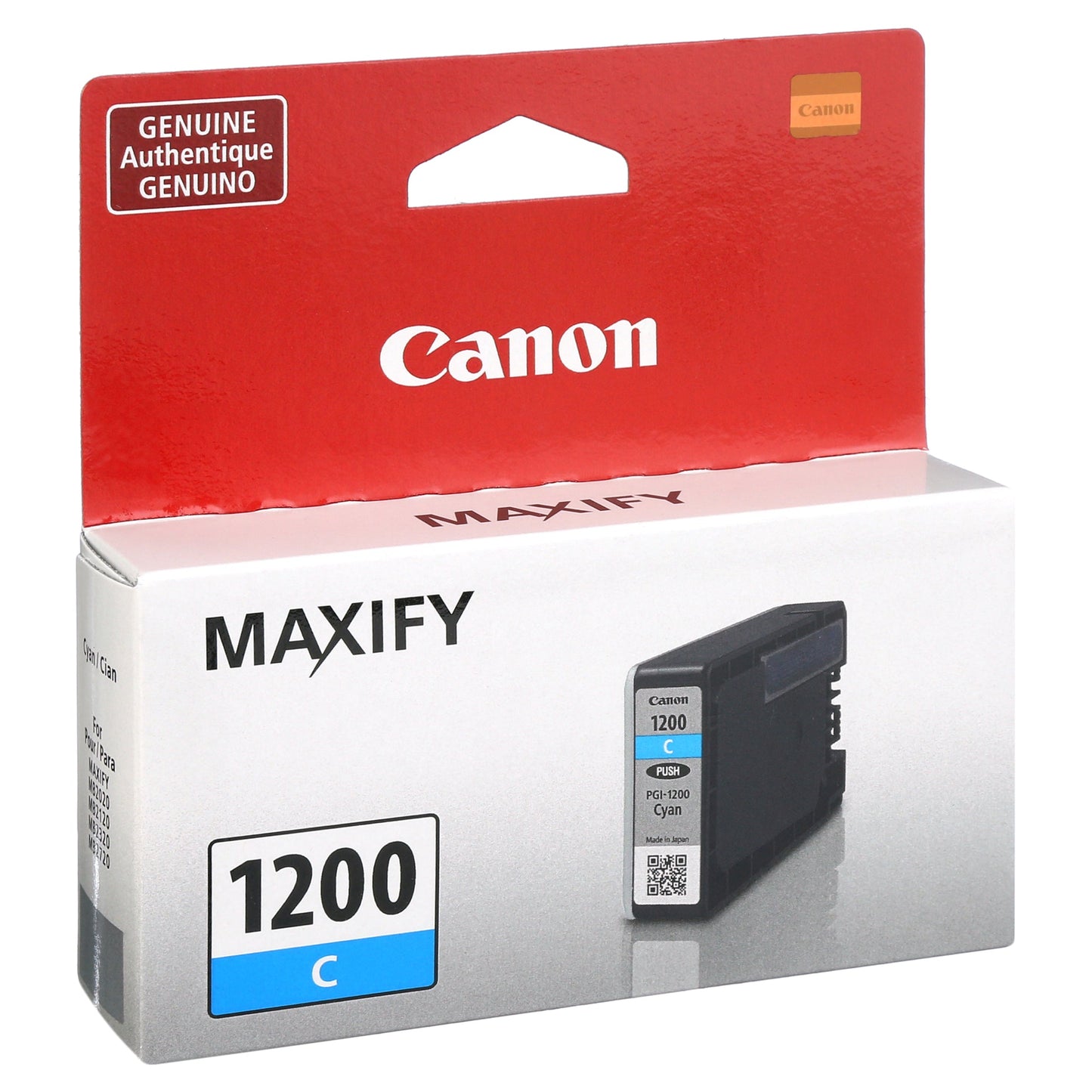 Original Canon PGI-1200 Standard Yield Cyan Ink Cartridge-0