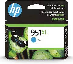 Original HP 951XL (CN046AN) Cyan Ink Cartridges-0