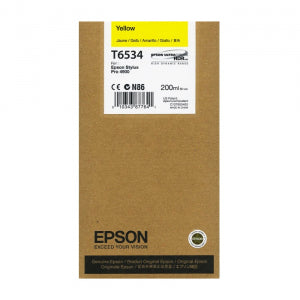 Epson T653 Yellow Ink Cartridge, T653400-0