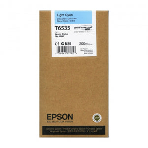 Epson T6535 Light Cyan Ink Cartridge, T653500-0