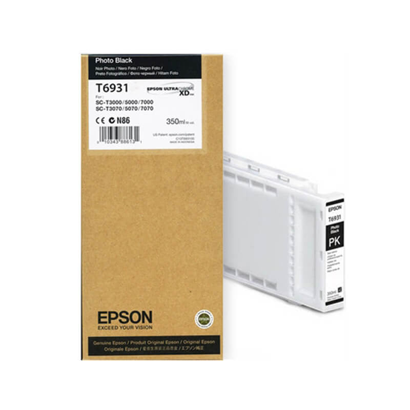 Epson T6931 ColorChrome XD Photo Black Ink Cartridge, T693100-0