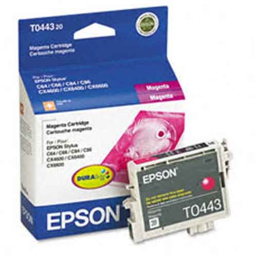 Original Epson (T0443) Magenta Ink Cartridge. T044320-0