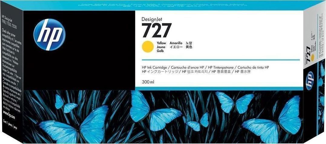 HP 727 300mL (F9J78A) Yellow Ink Cartridge-0