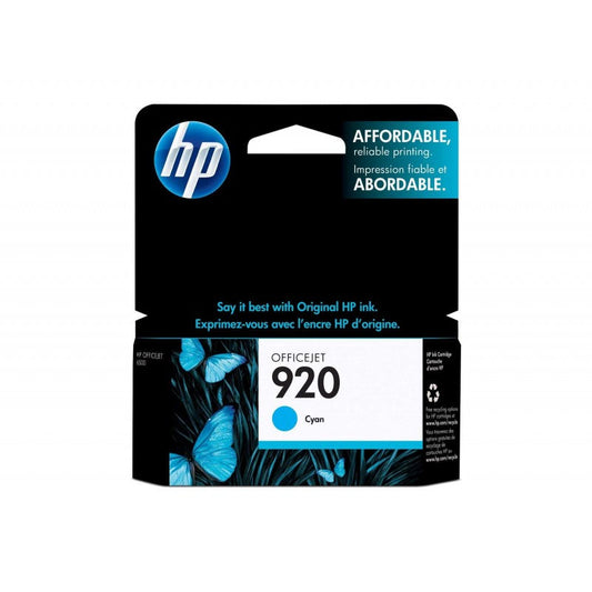 HP Genuine 920 (CH634AN) Cyan Ink Cartridge-0