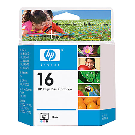 HP 16 (C1816A) Color Ink Cartridge-0