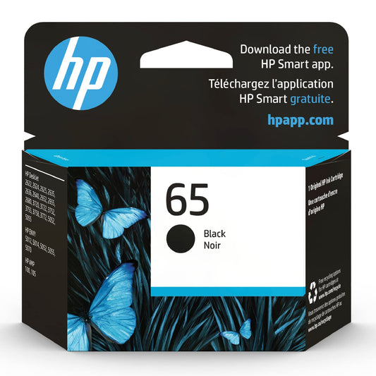 HP 65 Black (N9K02AN) Ink Cartridge-0