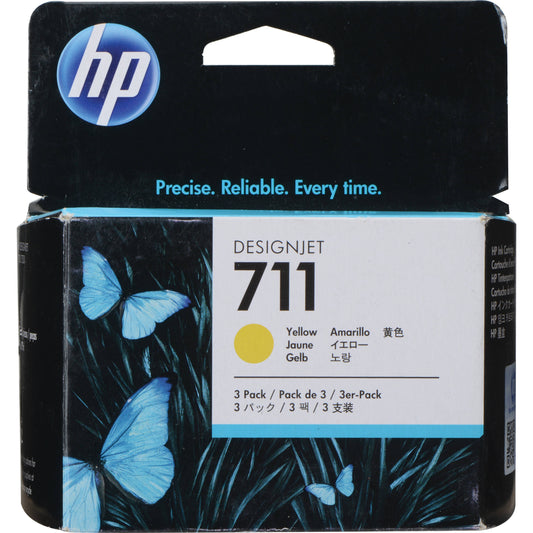 Original HP 711 29-ml (CZ132A) Yellow DesignJet Ink Cartridge-0