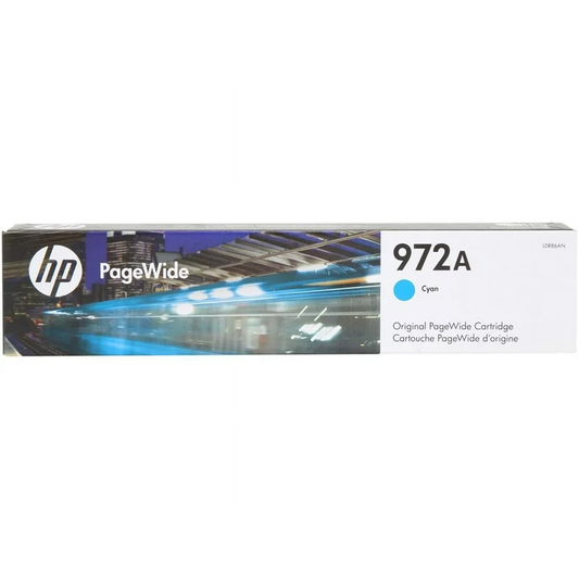 Original HP 972A (L0R86AN) Cyan Ink Cartridge-0